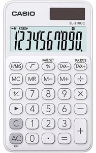 Калькулятор карманный CASIO SL-310UC-WE-W-EC в Алматы от компании Trento