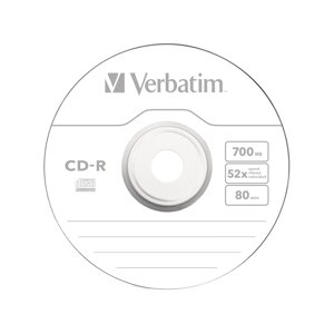 Диск CD-R Verbatim (43432) 700MB 25штук Незаписанный в Алматы от компании Trento