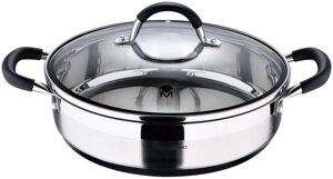 Кастрюля Masterpro Foodies MP BGMP-1503-BK 28x7 cm 3.8 L