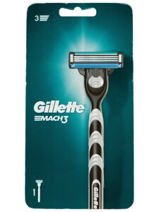 GILLETTE MACH3 Бритва с 2 сменными кассетами