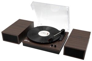 Проигрыватель виниловый RITMIX LP-340B Dark Wood в Алматы от компании Trento