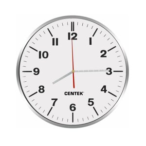 Часы настенные Centek СТ-7100 White в Алматы от компании Trento