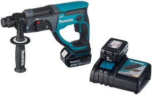 Перфоратор аккумуляторный Makita DHR202RFE 3.0Ач х2 кейс