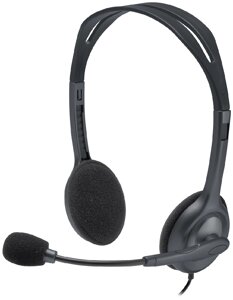 Наушники Гарнитура Stereo Headset H111, серая, длина кабеля 1,8 м, разъем 3,5 мм, микрофон с функц.