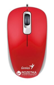 Мышь оптическая  Genius DX-110, USB, Red, G5 31010116104 в Алматы от компании Trento