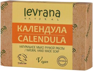 Мыло LEVRANA Натуральное ручной работы "Календула", 100 г