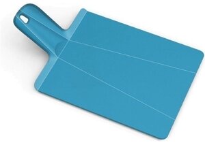 Доска разделочная пластиковая 38x21x1.5cm, Joseph Joseph Chop2Pot Plus, синий (NSB016SW), шт