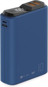 Зарядное устройство Power bank Olmio QS-10, 10000mAh, синий в Алматы от компании Trento