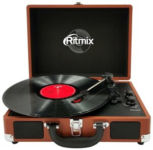 Проигрыватель виниловых пластинок RITMIX LP-160B Brown в Алматы от компании Trento