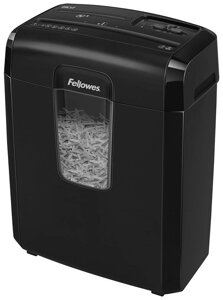 Шредер Fellowes PowerShred 8Cd, DIN P-4, 4х35мм, 8лст., 14лтр., уничт.: скобы, скр., пл. карты, CD