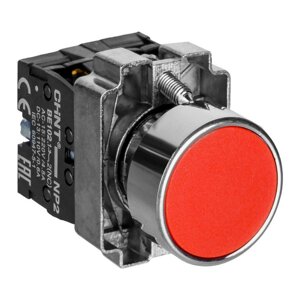 Кнопка управления CHINT NP2-BA42 без подсветки красная 1НЗ IP40 в Алматы от компании Trento