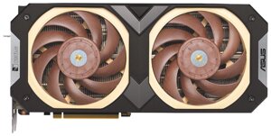 Видеокарта ASUS RTX4080-O16G-NOCTUA, 16Gb GDDR6X/ 256bit, 2xHDMI, 3xDP, HDCP Support 2.3 BOX