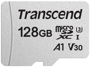 Карта памяти MicroSD 128GB Class 10 U3 Transcend TS128GUSD300S