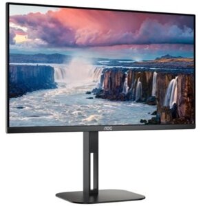 Безрамочный монитор 27" AOC Q27V5CW/BK Черный