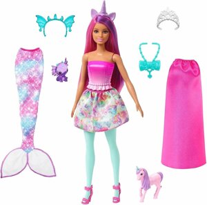 Кукла Barbie Dreamtopia сказочное превращение HLC28