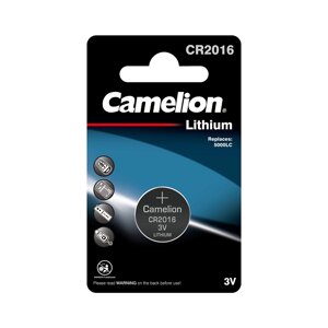 Батарейка CAMELION Lithium CR2016-BP1 в Алматы от компании Trento