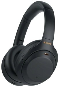 Накладные наушники Sony WH1000XM4B. E черный в Алматы от компании Trento