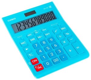 Калькулятор настольный CASIO GR-12C-LB-W-EP бирюза в Алматы от компании Trento