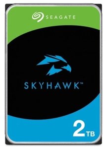 Жесткий диск для видеонаблюдения 2Tb Seagate SkyHawk SATA3 3.5" 256Mb ST2000VX017