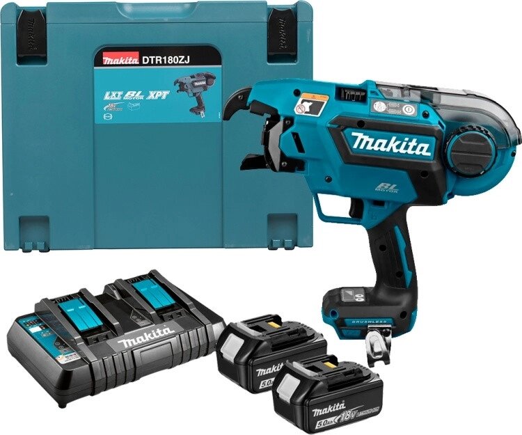 Пистолет для вязки арматуры Makita DTR180ZJ-191L75-3, аккумуляторный от компании Trento - фото 1