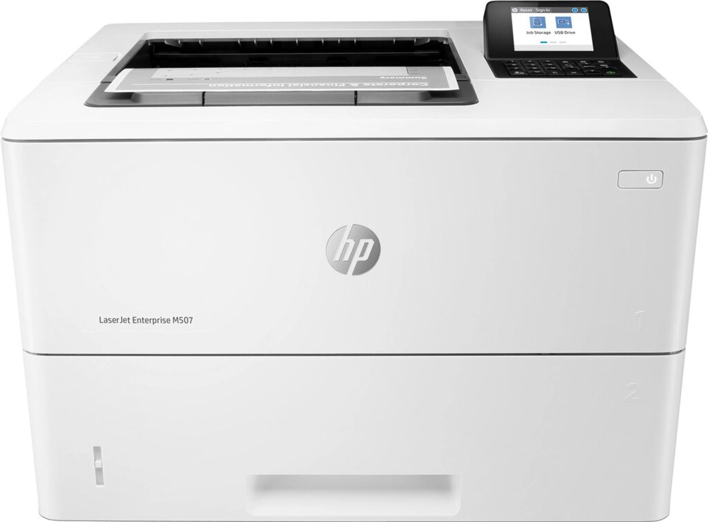 Принтер лазерный монохромный HP LJ Enterprise M507dn 1PV87A от компании Trento - фото 1