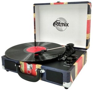 Проигрыватель виниловых пластинок RITMIX LP-120B UK Flag