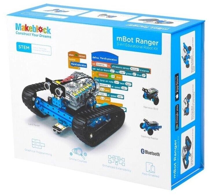 Робот Конструктор Makeblock mBot Ranger 90092 (версия Bluetooth) от компании Trento - фото 1