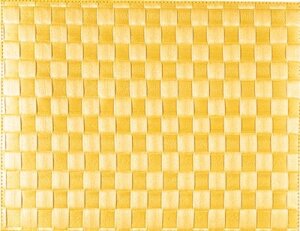 Салфетка подстановочная, 30x40см. плетение квадраты, лимонная, Saleen Германия 01010147101, шт