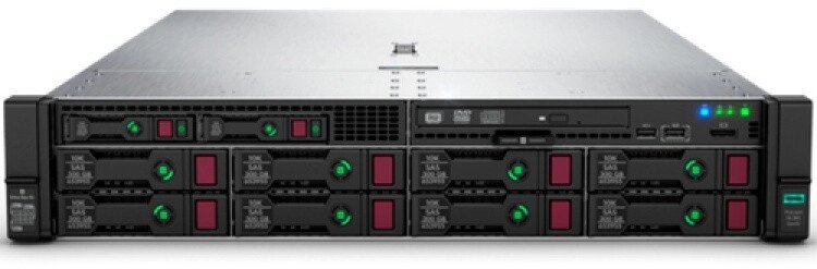 Сервер HPE DL385 G10+ P07594-B21 (1xEPYC 7262(8C-2.8G)/ 1x16GB 2R/ 8 LFF LP/ E208i-a/ 4x1GbE OCP3/ 1x500W/3yw) от компании Trento - фото 1