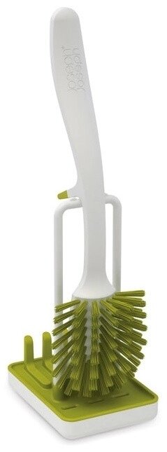 Щетка для мытья посуды с подставкой Joseph Joseph Edge Dish Brush зелёная 85007, шт от компании Trento - фото 1