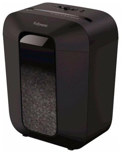 Шредер Fellowes Powershred LX41, DIN P-4, 4х12мм, 8 лст., 17 лтр., уничт. скрепки, скобы, карты