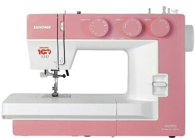 Швейная машина Janome 1522 PG белый, розовый от компании Trento - фото 1