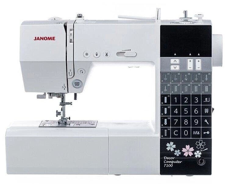 Швейная машина Janome Decor Computer 7100, белый от компании Trento - фото 1