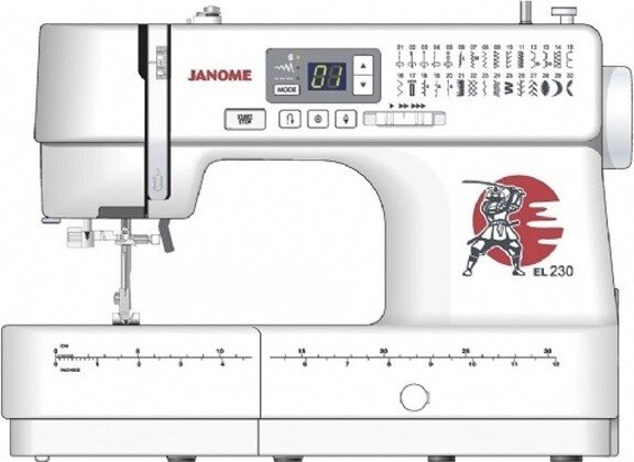 Швейная машина Janome EL-230 белый от компании Trento - фото 1