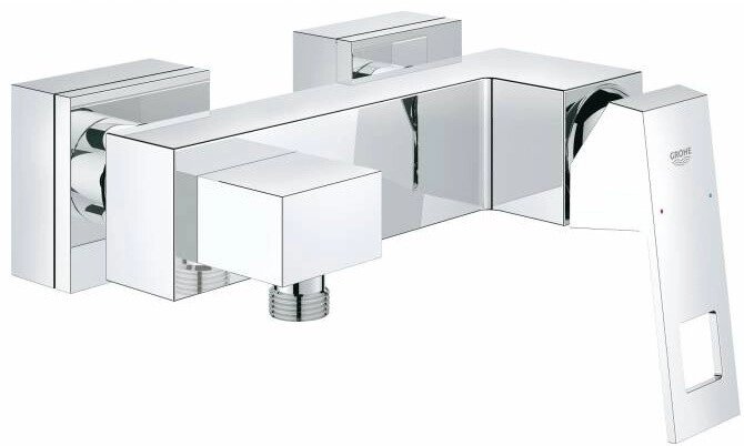 Смеситель для душа Grohe EuroCube 23145000 однозахватный от компании Trento - фото 1