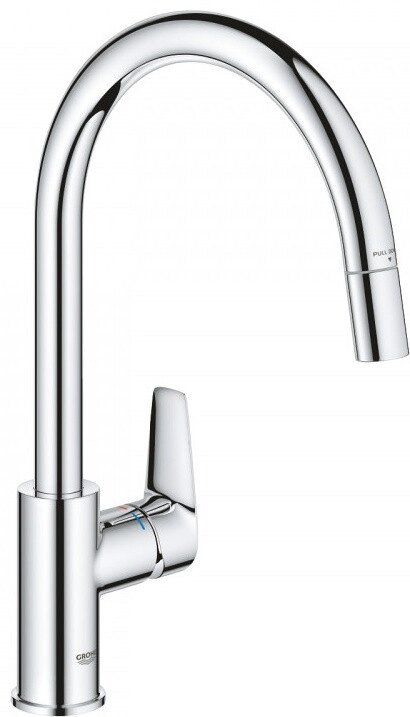 Смеситель для кухни (мойки) Grohe 30536000 однозахватный от компании Trento - фото 1