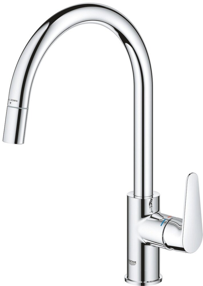 Смеситель для кухни (мойки) Grohe 30547000 однозахватный от компании Trento - фото 1