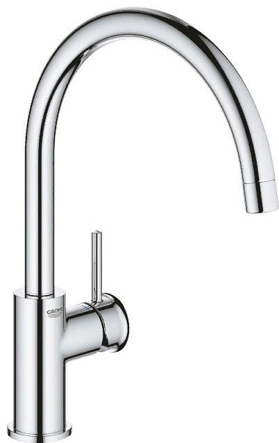 Смеситель для кухни (мойки) Grohe BauClassic DN 15 31234001, однозахватный от компании Trento - фото 1