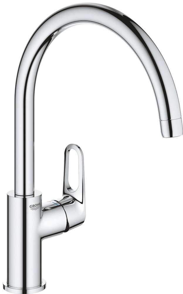 Смеситель для кухни (мойки) Grohe Bauflow 31230001, однозахватный от компании Trento - фото 1