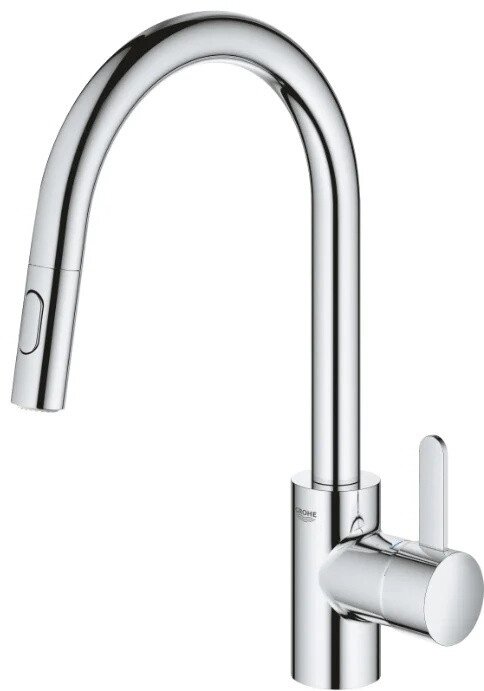 Смеситель для кухни (мойки) Grohe Eurostyle Cosmopolitan 31481001, однозахватный от компании Trento - фото 1