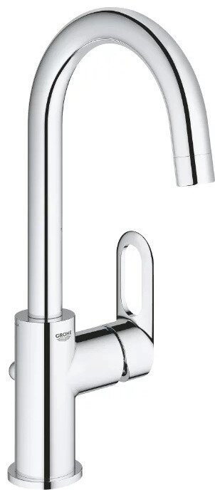 Смеситель для раковины (умывальника) Grohe BauLoop 23763000, однозахватный от компании Trento - фото 1