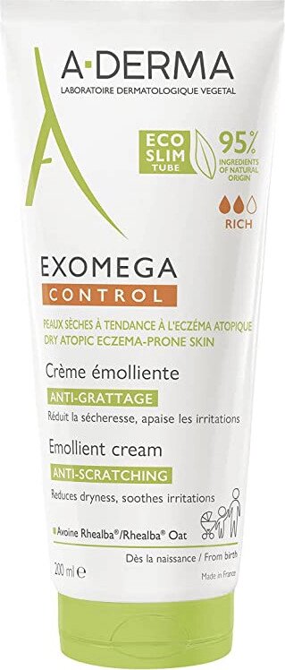 Смягчающий крем для тела и лица A-Derma Exomega Control 200 мл (3282770149678) от компании Trento - фото 1