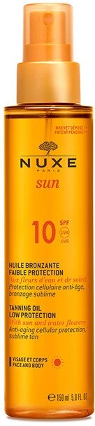 Солнцезащитное масло Nuxe Sun Taning Oil Face And Body SPF10 150 мл (3264680005862) от компании Trento - фото 1