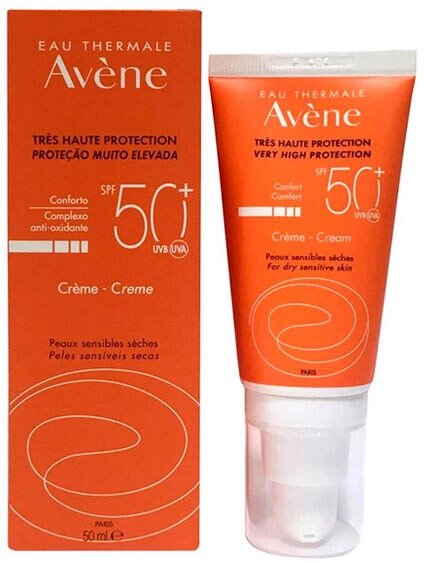 Солнцезащитный крем Avene Face Cream SPF50+ Dry Sensitive Skin 50 мл (3282770149487) от компании Trento - фото 1