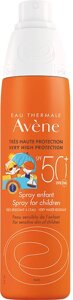 Солнцезащитный спрей для детей Avene SPF50+ 200 мл (3282770202090)