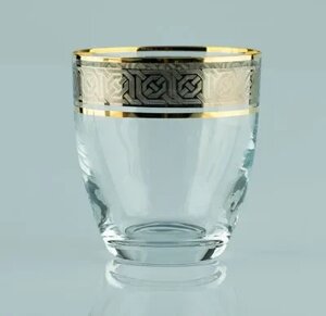 Стакан Fleur 300мл виски 6шт. богемское стекло, Чехия 25186-Q8074-300, набор