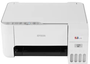 Струйное МФУ Epson L3256 (White) CIS, A4, принтер/сканер/копир, 5760x1440dpi, 33стр/мин, USB 2.0, Wi Fi, ЖК
