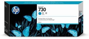 Струйный картридж HP P2V68A 730 для HP DesignJet, 300 мл, голубой