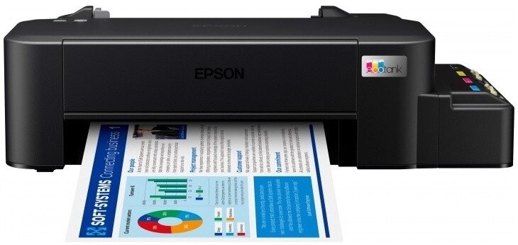 Струйный принтер Epson L121 A4 dpi720x720 9 стр/мин 4,8 цвет/мин лоток 50стр от компании Trento - фото 1