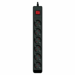 SVEN Сетевой фильтр Surge Protector Optima 1,8 m (6 sockets) black, color box